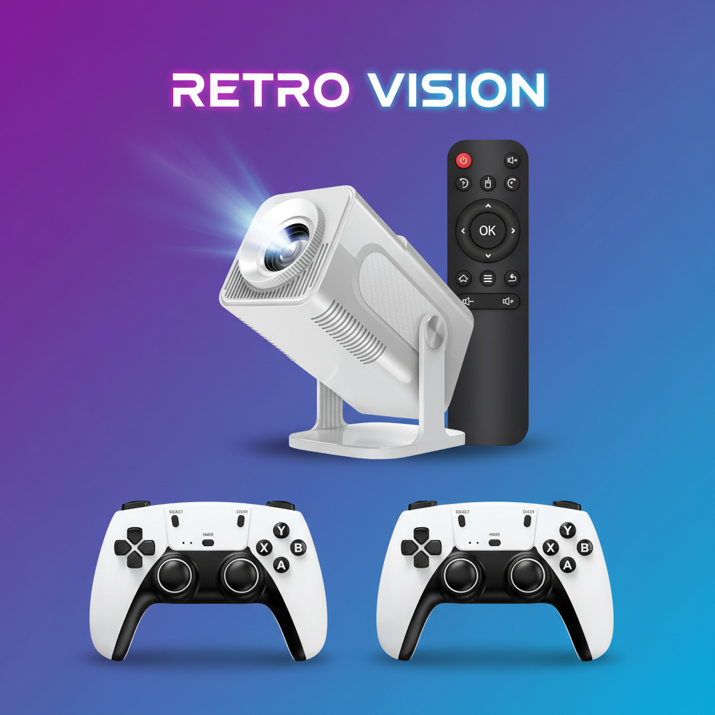 Retro Vision Gaming Projektor System
